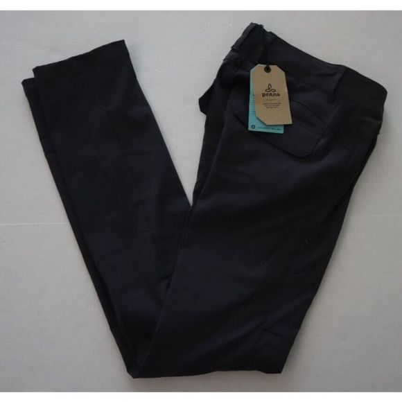 PrAna W4119TL23 Womens Sz 0 Coal Gray Halle Straight - Tall Inseam 34" Pants $89 - Picture 7 of 8